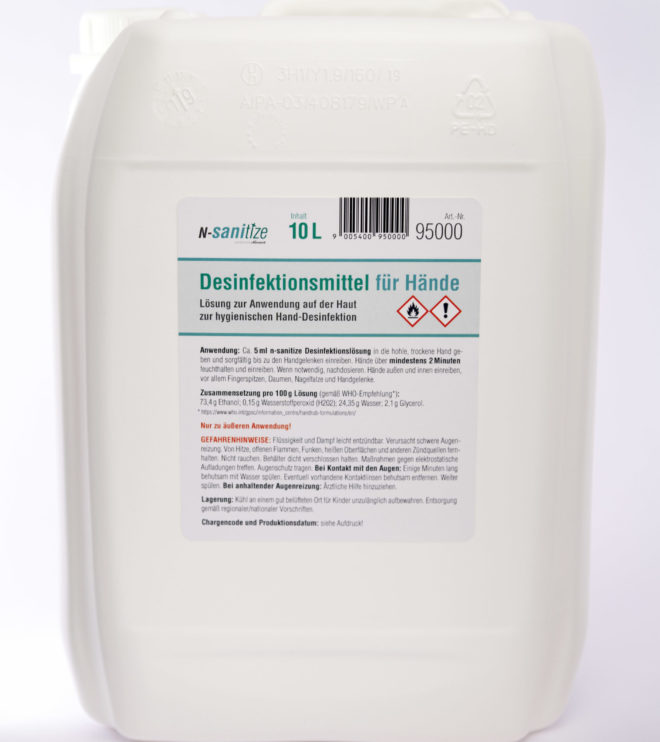 n-sanitize 10-Liter-Kanister Art.-Nr. 95000