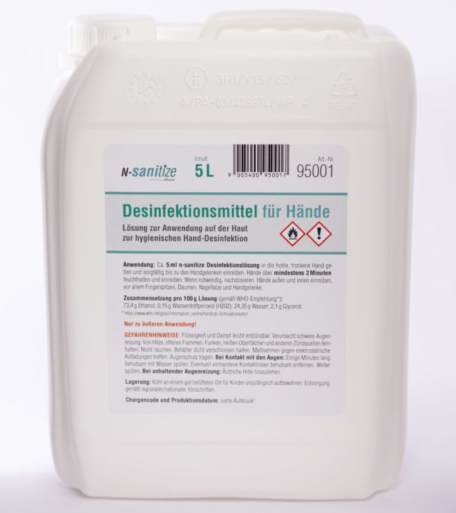n-sanitize 5-Liter-Kanister Art.-Nr. 95001