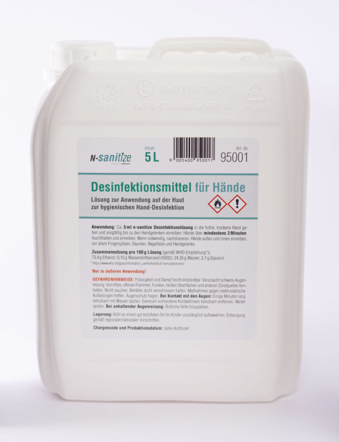 n-sanitize 5-Liter-Kanister Art.-Nr. 95001